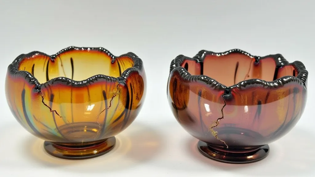 Carnival Glass Condition Comparison
