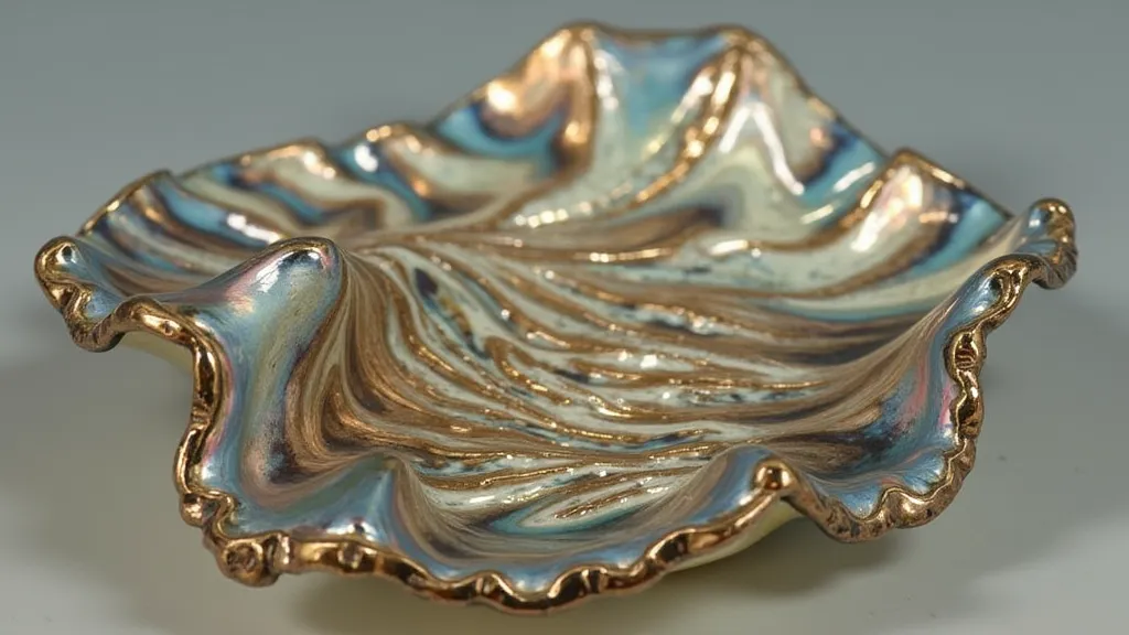 Fenton 'Finger Tip' carnival glass