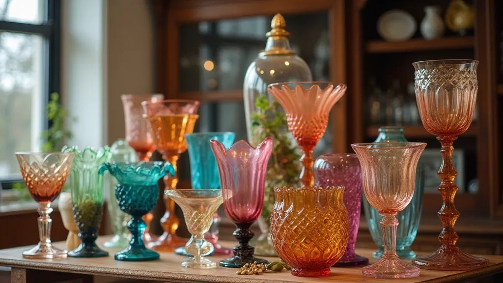 Collection of Imperial carnival glass pieces