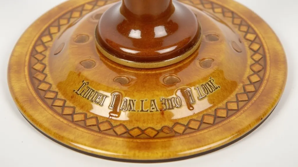 Imperial mark on carnival glass base