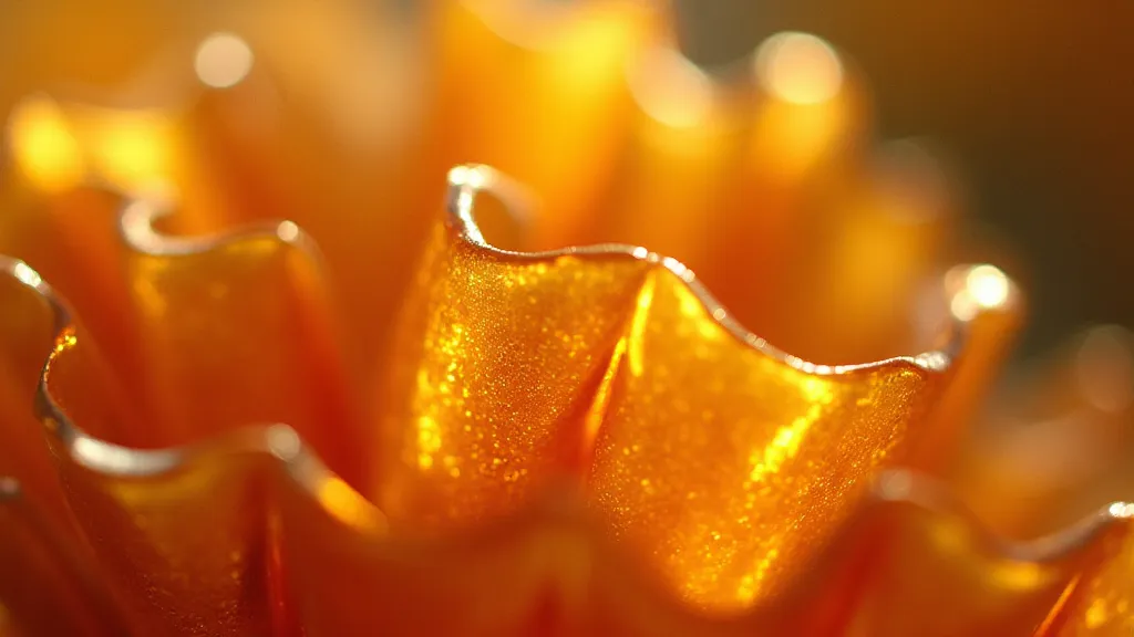 Marigold Carnival Glass Iridescence