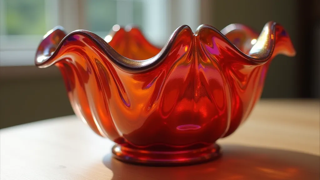Carnival Glass Milady Pattern