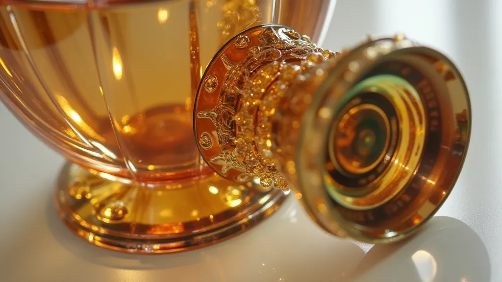 Pontil mark on vintage carnival glass