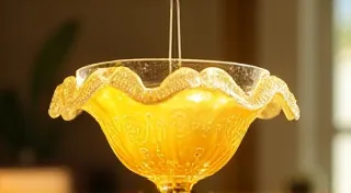 A Deep Dive into 'Butter Yellow' Carnival Glass: Rarity and Appeal