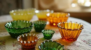Identifying Carnival Glass Colors: From Emerald Green to Vaseline