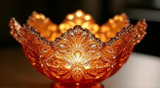 Popular Carnival Glass Patterns: A Collector's Showcase